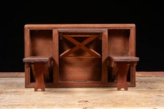 Vintage Fold-Away Dining Set Salesman Sample by Inwall