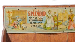 Antique Campbells Varnish Stains General Store Countertop Advertising Display