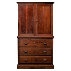 c. 1890 Tobacco Store Cabinet With Label by James Skallerup