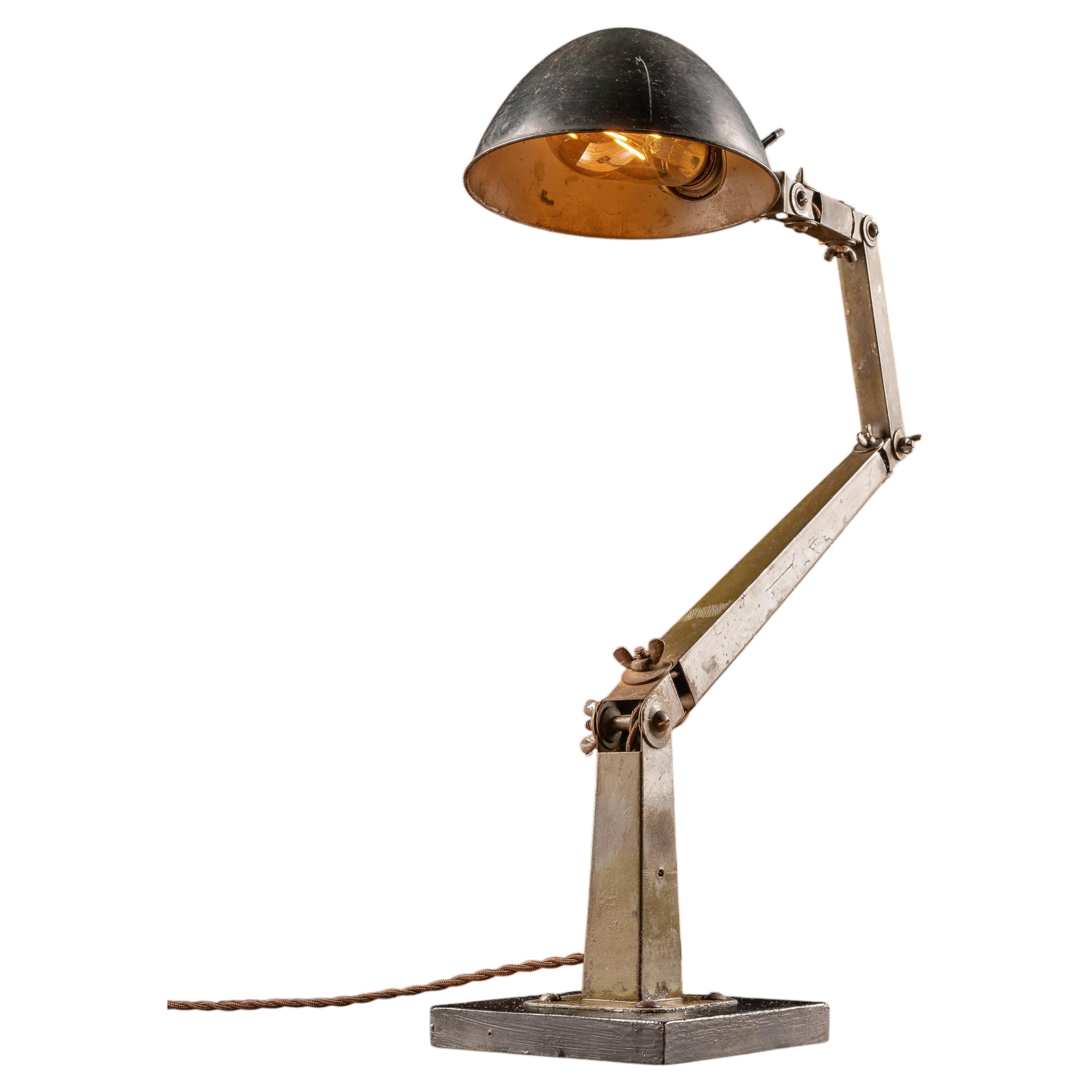 American Fixture Co., Anfang des 20. Jahrhunderts Gelenklampe im Angebot