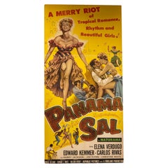 Vintage “Panama Sal” Movie Theater Billboard Poster