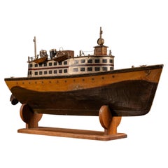 Antique Clockwork Pond Boat