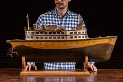 Antique Clockwork Pond Boat