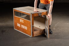 Vintage Wooden NYC Dog Pound Kennel by Kroyer Crates