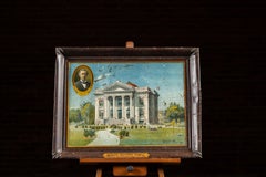 Early 20th Century "Modern Maccabee Temple" Self-Framed Tin Litho Sign