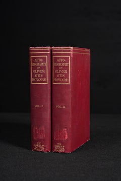Autobiography of Oliver Otis Howard, Two-Volume Set with Signed Note