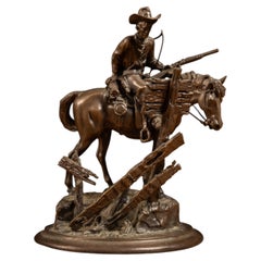 "Wanted"  Vintage Polland Bronze Sculpture; Signed and Numbered 33/50