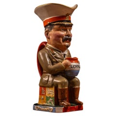 Early 20th Century Staffordshire Pottery Toby Jug - General Louis Botha