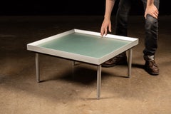 Modernist Aluminum Coffee Table