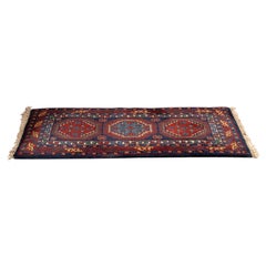Antique Wool Afghan Rug by Marshall Field & Co.