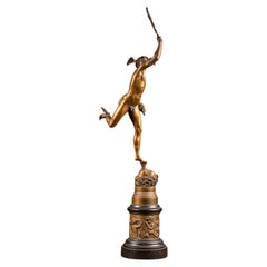 Vintage After-Giambologna Bronze "Hermes" Figure