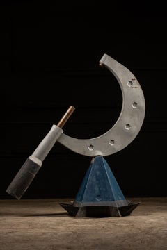 Vintage Giant Micrometer Industrial Display Sculpture
