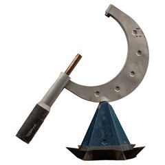 Vintage Giant Micrometer Industrial Display Sculpture