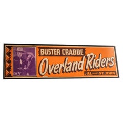 Overland Riders Framed Original 1946 Movie Poster