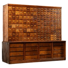 Massive Early 20th Century 266-Drawer Parts Cabinet by Duluth