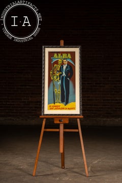 Profesor Alba  Framed Spanish Stage Act Litho Poster