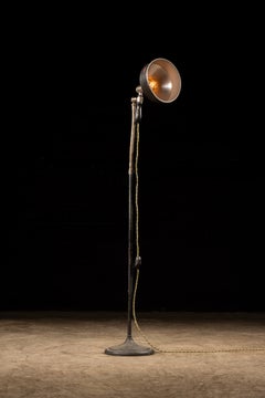 1930s Ajusco Zorex Adjustable Medical Infrared Floor LampVintage adjustable medi