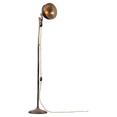 1930s Ajusco Zorex Adjustable Medical Infrared Floor LampVintage adjustable medi