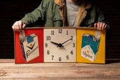 Vintage Parliament and Alpine Cigarettes Advertising Clock