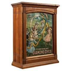 Early 20th Century Diamond Dyes Mercantile Cabinet