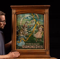 Early 20th Century Diamond Dyes Mercantile Cabinet