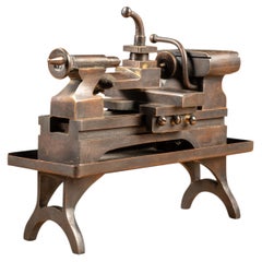 Antique Bronze Model Lathe