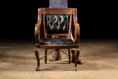 Late 19th Century Billiards Room Clawfoot Chair