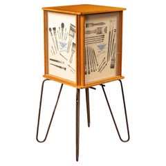 Vintage Delta Art Supplies Cabinet