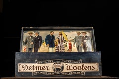 Caja para prendas de Detmer Woolens de principios del siglo XX