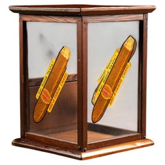 Antique Hav-A-Tampa Glass Mercantile Cigar Display Case