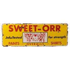 Vintage Sweet-Orr Union-Made Workwear SSP Sign