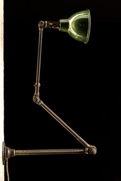 Vintage Industrial Articulating Task Lamp by Dugdill