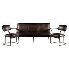 Art Deco Kem Weber Chrometube Furniture Set