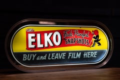 Vintage Elko Fade Proofed Snapshots Lighted ROG Sign