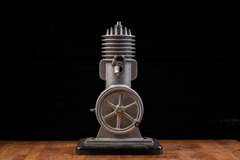 Vintage Cast Metal Two Stage Engine Demonstrator
