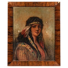 Painting of an Unknown Woman