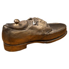 Vintage Oversized Plaster Oxford Shoe Store Display