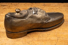 Vintage Oversized Plaster Oxford Shoe Store Display