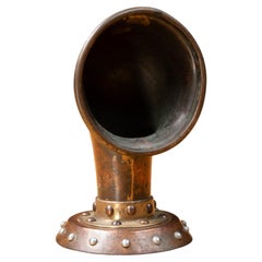 Antique Copper and Brass Marine Cowl Ventilator