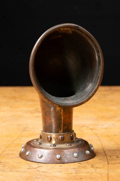 Antique Copper and Brass Marine Cowl Ventilator