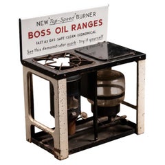Vintage Boss Oil Ranges Countertop Demonstrator Salesman Sample