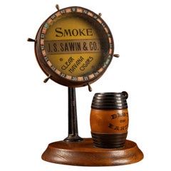 Early 20th Century J. S. Sawin Promotional Advertising Cigar Cutter