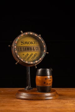 Early 20th Century J. S. Sawin Promotional Advertising Cigar Cutter