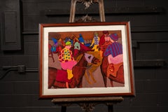Gustav Likan, « Warming Up », lithographie signée en édition limitée, 1979