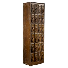 Early 20th Century Industrial Multi-Drawer Steel Cabinet