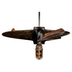 Early 20th-Century Ship Propeller Mold Industrial Pendant Light
