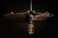 Early 20th-Century Ship Propeller Mold Industrial Pendant Light