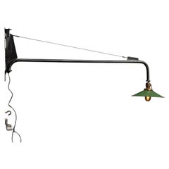 Antique Industrial Swing Arm Lamp