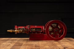 Antique Horizontal Steam Engine Demonstrator