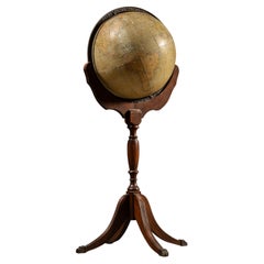 Vintage 12" Library Floor Globe by Replogle